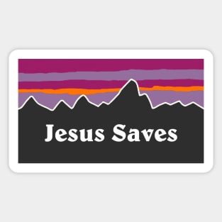 Jesu Saves Sticker